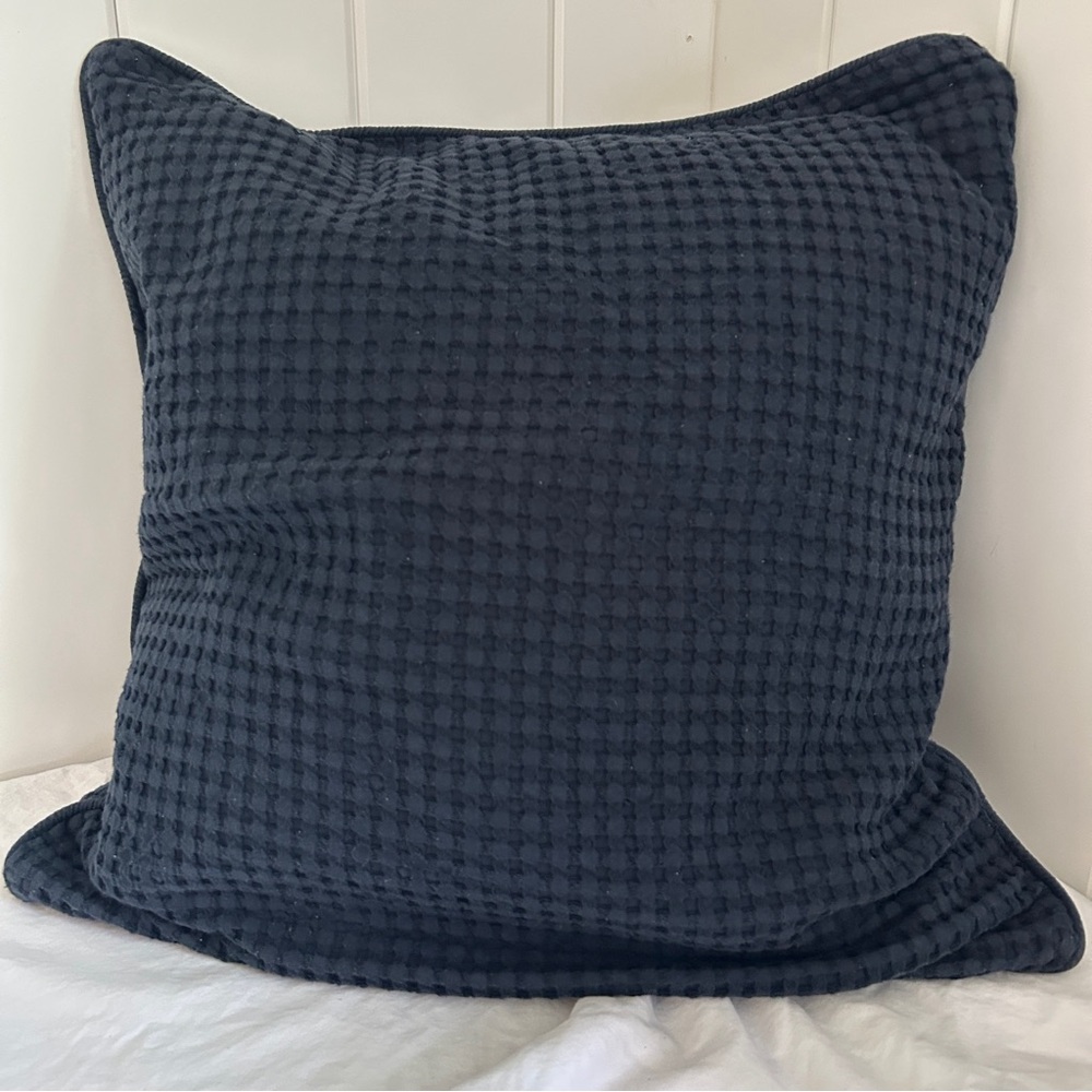 IKEA throw pillow VÄRELD blue cover 20x20 in